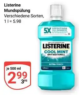 Globus Listerine mundspülung Angebot