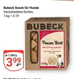 Globus Bubeck snack für hunde Angebot