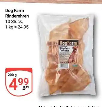 Globus Dog farm rinderohren Angebot