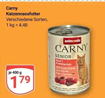 Globus Animonda carny katzennassfutter Angebot
