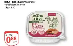 Globus Natur + liebe katzennassfutter Angebot