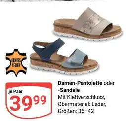 Globus Damen-pantolette oder -sandale Angebot