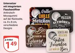 Globus Untersetzer mit integriertem flaschenöffner Angebot