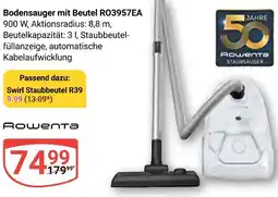 Globus Rowenta bodensauger mit beutel ro3957ea Angebot
