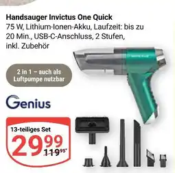 Globus Genius handsauger invictus one quick Angebot