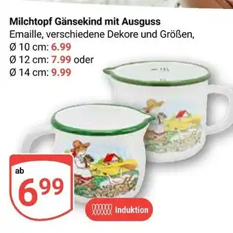 Globus Milchtopf gänsekind mit ausguss Angebot