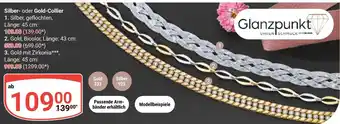 Globus Glanzpunkt silber- oder gold-collier Angebot