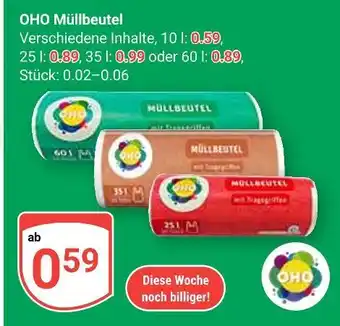 Globus Oho müllbeutel Angebot