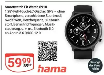 Globus Hama smartwatch fit watch 6910 Angebot