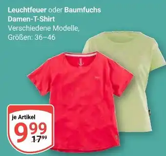 Globus Leuchtfeuer leuchtfeuer oder baumfuchs damen-t-shirt Angebot
