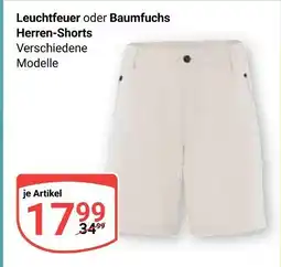 Globus Leuchtfeuer oder baumfuchs herren-shorts Angebot