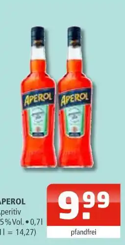 Getränke Oase Aperol aperitif Angebot
