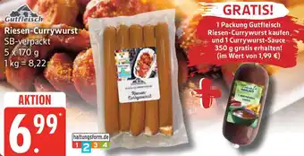 Edeka Gutfleisch Riesen-Currywurst Angebot