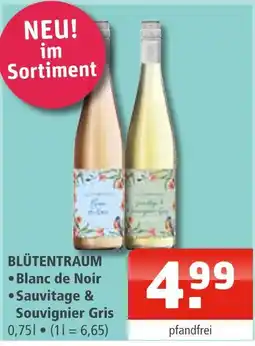 Getränke Oase Blütentraum blanc de noir oder sauvitage & souvignier gris Angebot