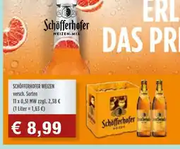 Getränke Oase Schöfferhofer weizen-mix Angebot