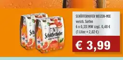 Getränke Oase Schöfferhofer weizen-mix Angebot
