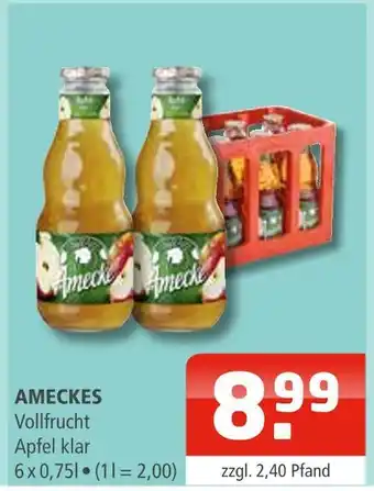 Getränke Oase Ameckes vollfrucht apfel klar Angebot