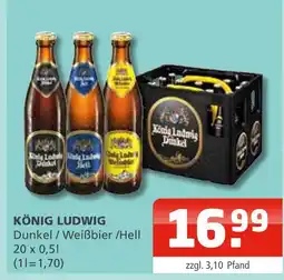 Getränke Oase König ludwig dunkel / weißbier /hell Angebot