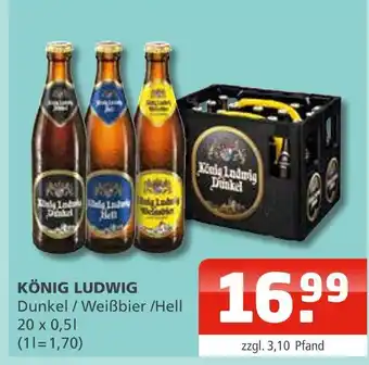 Getränke Oase König ludwig dunkel / weißbier /hell Angebot