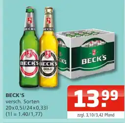 Getränke Oase Beck's Angebot
