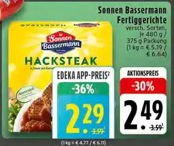 Edeka Sonnen bassermann fertiggerichte Angebot