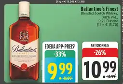 Edeka Ballantine's ballantine's finest Angebot