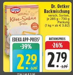 Edeka Dr. oetker backmischung Angebot