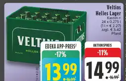 Edeka Veltins helles lager Angebot