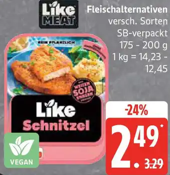 Edeka Like Meat Fleischalternativen Angebot