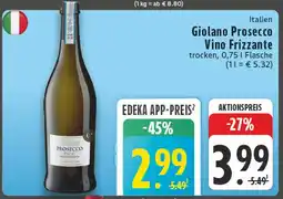 Edeka Giolano prosecco vino frizzante Angebot