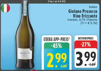 Edeka Giolano prosecco vino frizzante Angebot