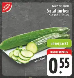 Edeka Gut & günstig salatgurken Angebot