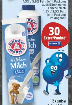 Edeka Bärenmarke haltbare milch oder frische milch Angebot