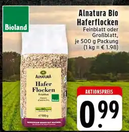 Edeka Alnatura haferflocken Angebot