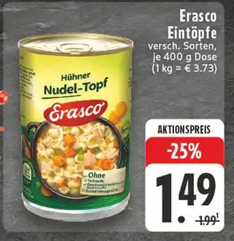 Edeka Erasco eintöpfe Angebot