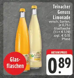 Edeka Teinacher genuss limonade Angebot