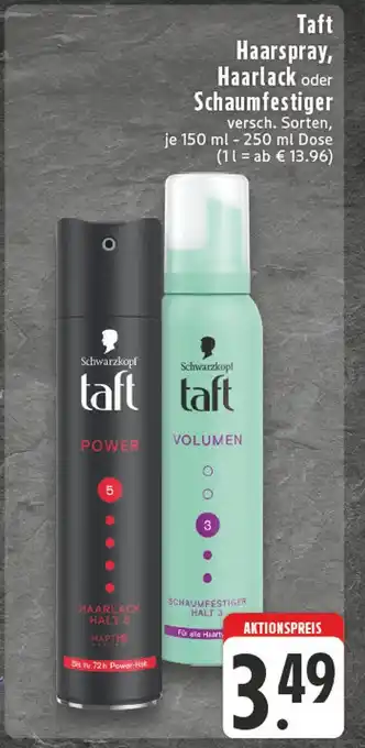 Edeka Schwarzkopf taft haarspray, haarlack oder schaumfestiger Angebot