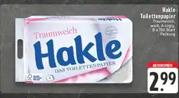 Edeka Hakle toilettenpapier Angebot