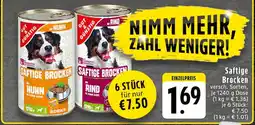 Edeka Edeka saftige brocken mit huhn oder saftige brocken mit rind Angebot