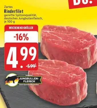 Edeka Deutsches jungbullenfleisch rinderfilet Angebot