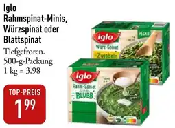 Galeria Markthalle Iglo Rahmspinat-Minis, Würzspinat oder Blattspinat Angebot