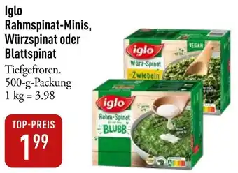 Galeria Markthalle Iglo Rahmspinat-Minis, Würzspinat oder Blattspinat Angebot