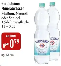 Galeria Markthalle Gerolsteiner Mineralwasser Angebot