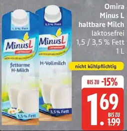 Edeka Omira Minus L haltbare Milch Angebot