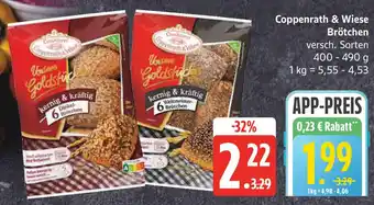 Edeka Coppenrath & Wiese Brötchen Angebot