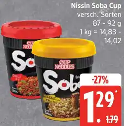 Edeka Nissin Soba Cup Angebot