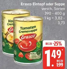 Edeka Erasco Eintopf oder Suppe Angebot