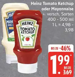 Edeka Heinz Tomato Ketchup oder Mayonnaise Angebot