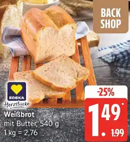 Edeka EDEKA Herzstücke Weißbrot Angebot