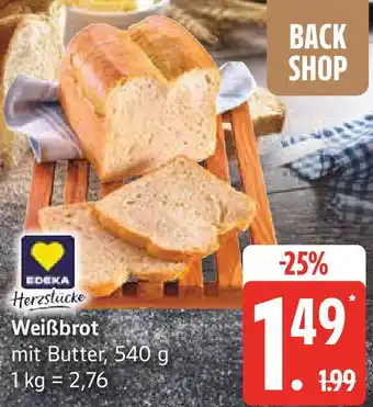 Edeka EDEKA Herzstücke Weißbrot Angebot